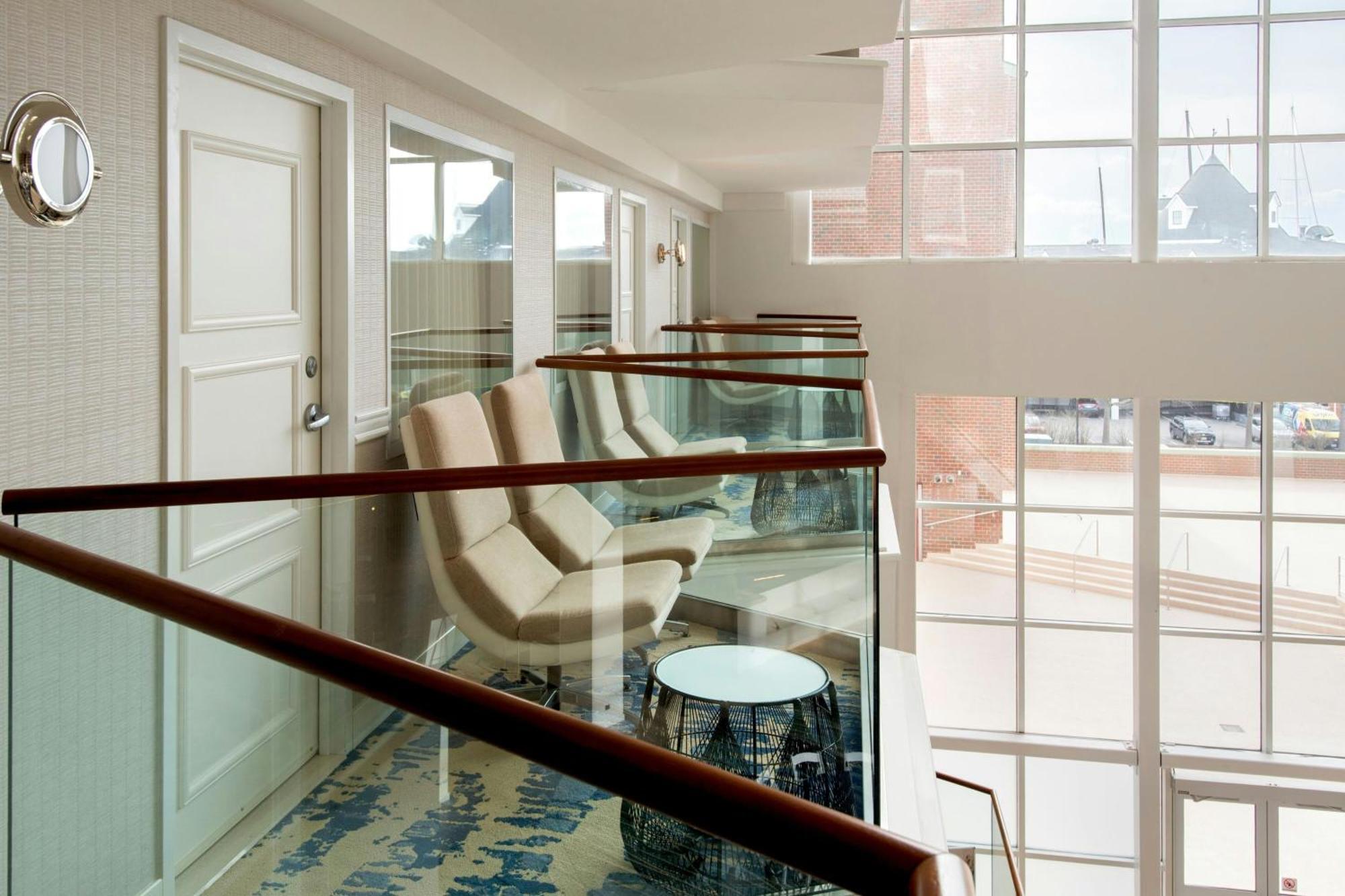 Queen Room Two Queen beds Atrium View Hearing Accessible